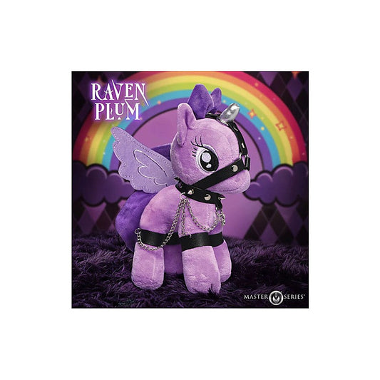 Raven Plum Bondage Pony by XR Brands - Party Gifts and Novelties