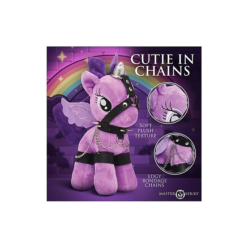 Premium Raven Plum Bondage Pony by XR Brands - Party Gifts and Novelties