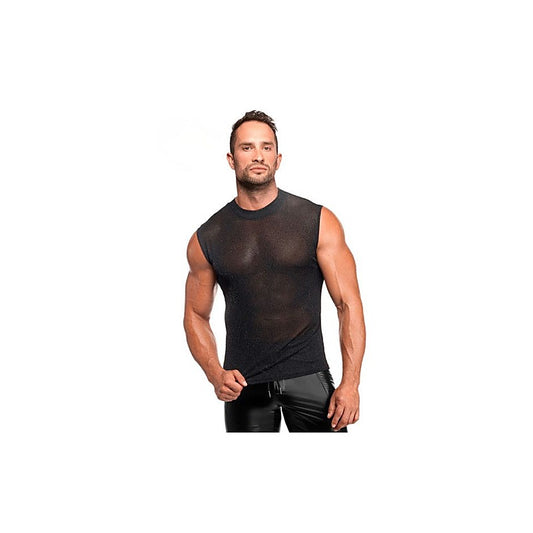 Onyx Skin Sleeveless Cut Tank by Noir Handmade - Mens Briefs And Boxers