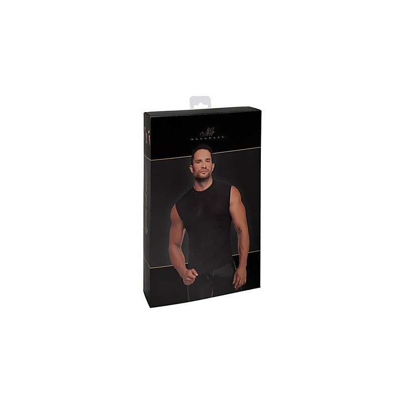 Onyx Skin Sleeveless Cut Tank by Noir Handmade - Mens Briefs And Boxers