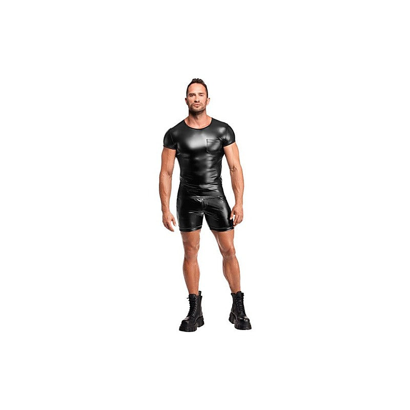 Elastic Powerwetlook Vexen Tee by Noir Handmade - Mens Briefs And Boxers