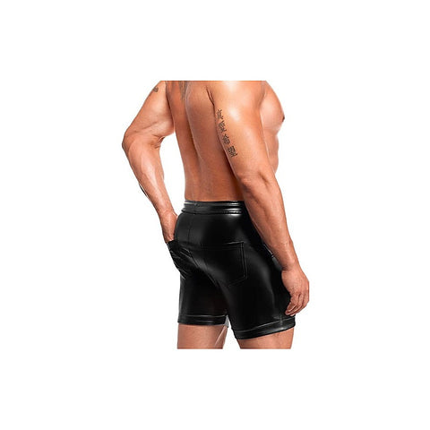 Rogue Mens Sexy Shorts Black by Noir Handmade - Mens Briefs And Boxers