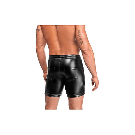 Rogue Mens Sexy Shorts Black by Noir Handmade - Mens Briefs And Boxers