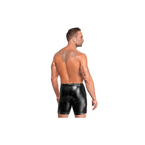 Rogue Mens Sexy Shorts Black by Noir Handmade - Mens Briefs And Boxers