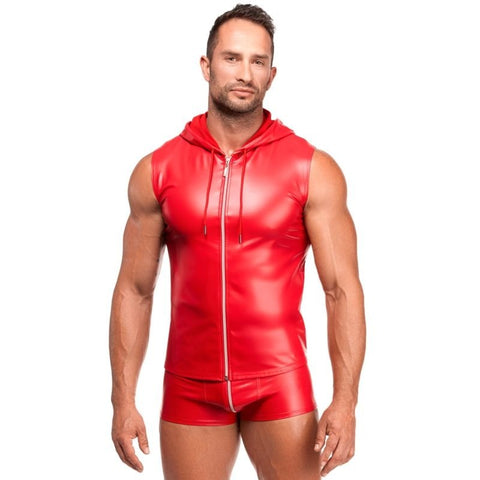 Ignite Hooded Vest Briefs by Noir Handmade - Mens Briefs And Boxers