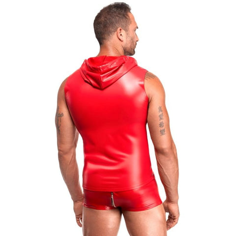 Ignite Hooded Vest Briefs by Noir Handmade - Mens Briefs And Boxers