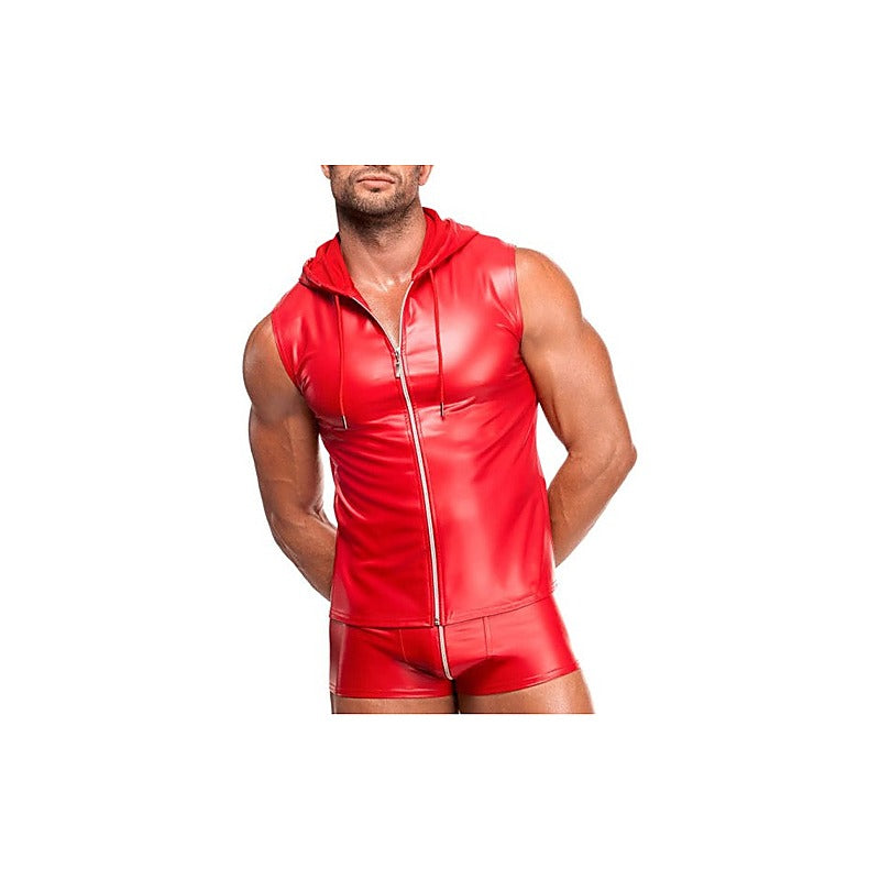 Ignite Male Hooded Vest by Noir Handmade - Mens Briefs And Boxers