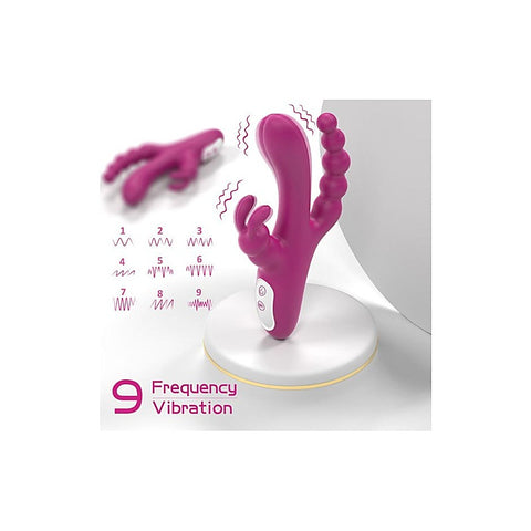 Joker Triple Ecstasy Couples Vibrator by S-Hande - Rabbit Vibrators