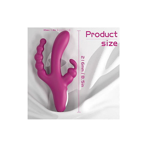 Joker Triple Ecstasy Couples Vibrator by S-Hande - Rabbit Vibrators
