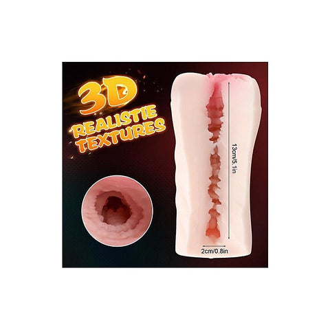 Penny Pussy Dual Layer Vibrating Male Masturbator by XISE - Masturbators and Strokers