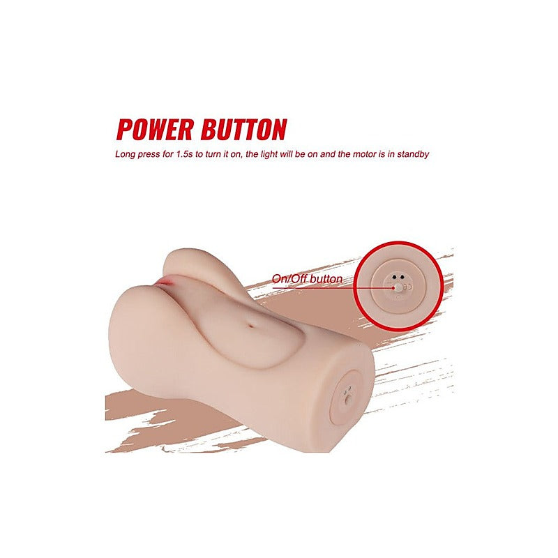 Realistic Vibrating Vaginal Masturbator by XISE - Masturbators and Strokers
