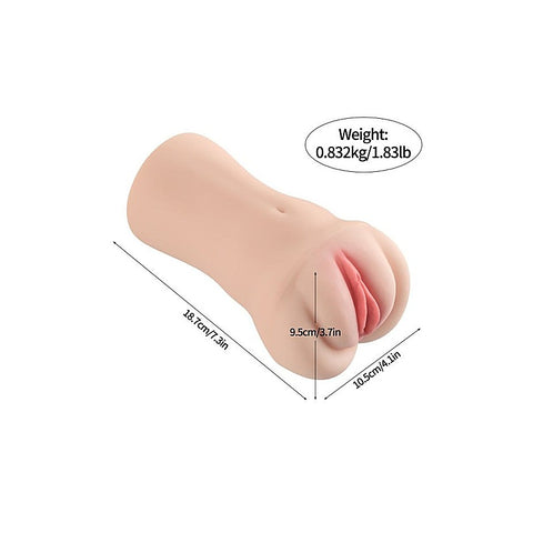 Brenna Dual Density Vibrating Masturbator by XISE - Masturbators and Strokers