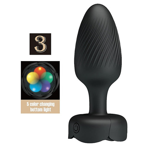 Baile Osborn Light-Up Vibrating Anal Play Plug - Butt Plugs