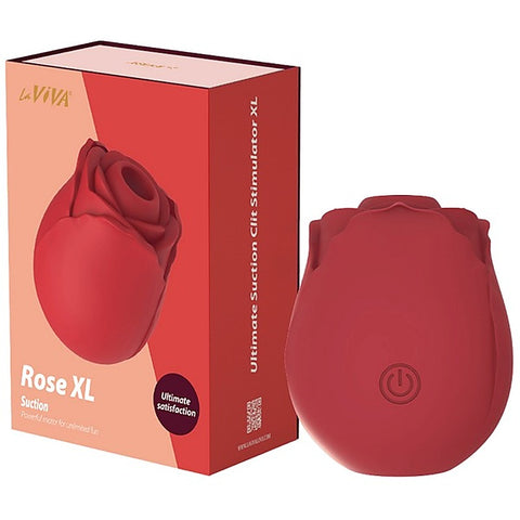 La Viva Rose Petal Tapping Clitoral Stimulator XL - Clit Ticklers and Pulsators