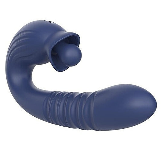 THE BIG BALLER Thrusting Rabbit Vibrator by Adam & Eve - Rabbit Vibrators
