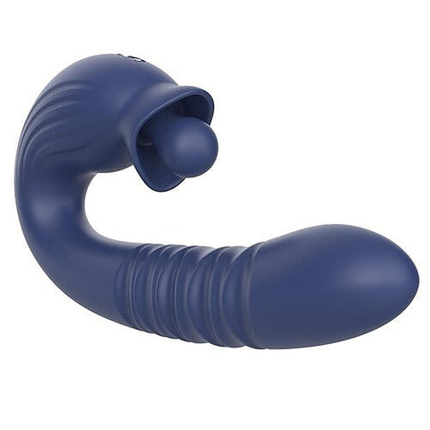 THE BIG BALLER Thrusting Rabbit Vibrator by Adam & Eve - Rabbit Vibrators