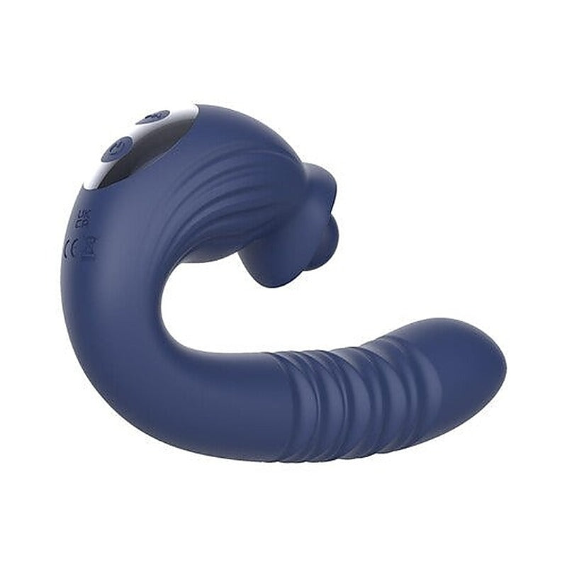 THE BIG BALLER Thrusting Rabbit Vibrator by Adam & Eve - Rabbit Vibrators