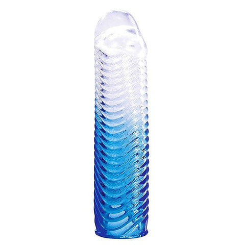 Adam & Eve SAPPHIRE 4 Pieece Mens Penis Sleeve Set - Penis Sleeves and Extenders