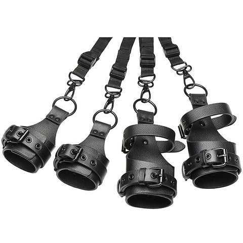 Master Series All Access Bed Restraint Kit by XR Brands - Bondage Kits