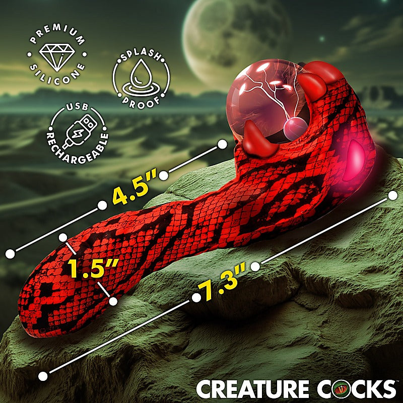 Creature Cocks Cobra Rechargeable Vibrator by XR Brands - Novelty Vibrators