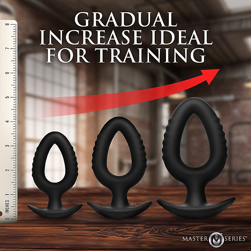 Master Series Pop Anal Plug Trainer Set by XR Brands - Butt Plugs