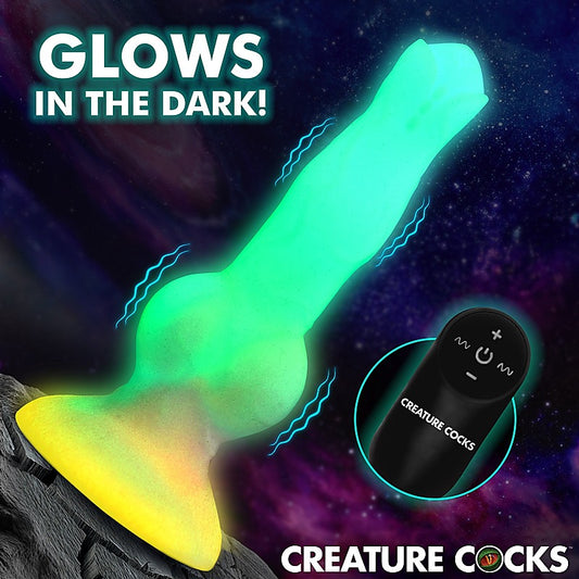 Creature Cocks Astro Cock Vibrating Dildo by XR Brands - Vibrating Dildos