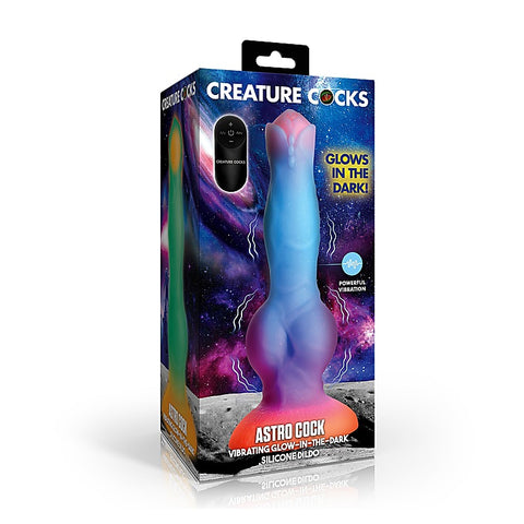 Creature Cocks Astro Cock Vibrating Dildo by XR Brands - Vibrating Dildos