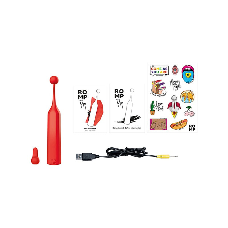 Romp Pop High Frequency Clitoral Stimulator by Love Honey - Clit Ticklers and Pulsators