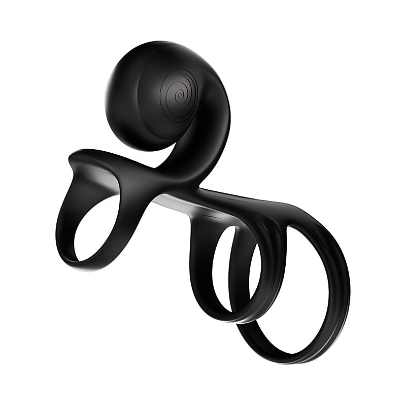 Snail JOVI Arc Couples Vibrating Cock Ring by SVibe - Vibrating Cock Rings