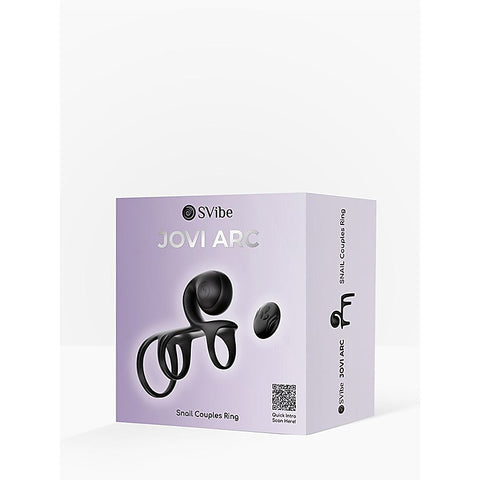Snail JOVI Arc Couples Vibrating Cock Ring by SVibe - Vibrating Cock Rings