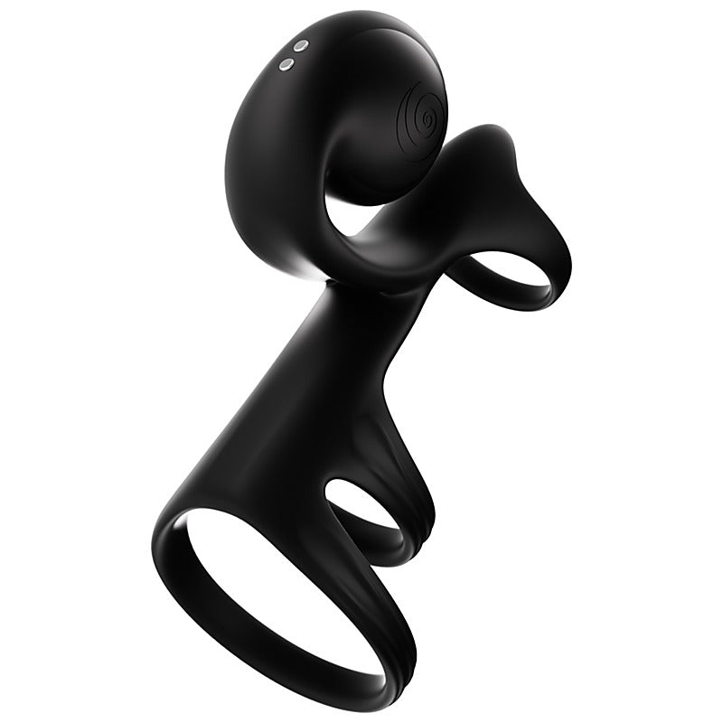 Snail JOVI Arc Couples Vibrating Cock Ring by SVibe - Vibrating Cock Rings
