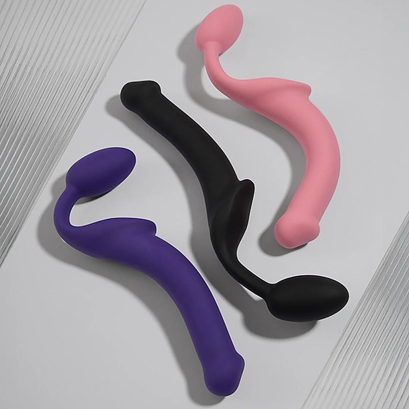 NEW Bendable Strap-On Silicone Dildo by Strap-On-Me - Strap On Sextoys