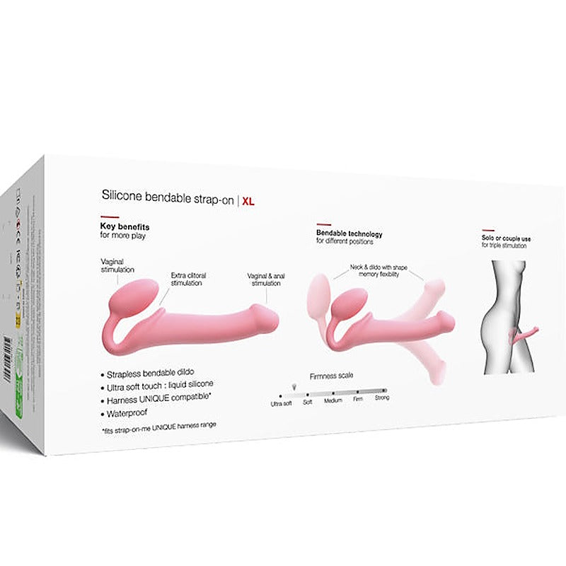 Bendable Strap-On Flexible Dildo by Strap-On-Me - Strap On Sextoys