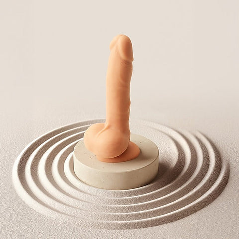 Rotating and Vibrating Realistic Dildo Large by Strap-On-Me - Vibrating Dildos