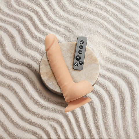 Rotating and Vibrating Realistic Dildo Large by Strap-On-Me - Vibrating Dildos