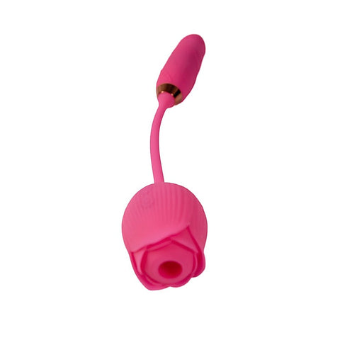 Pink Pussycat Thrusting Rose Vibrator by Cousins Group - Clit Ticklers and Pulsators