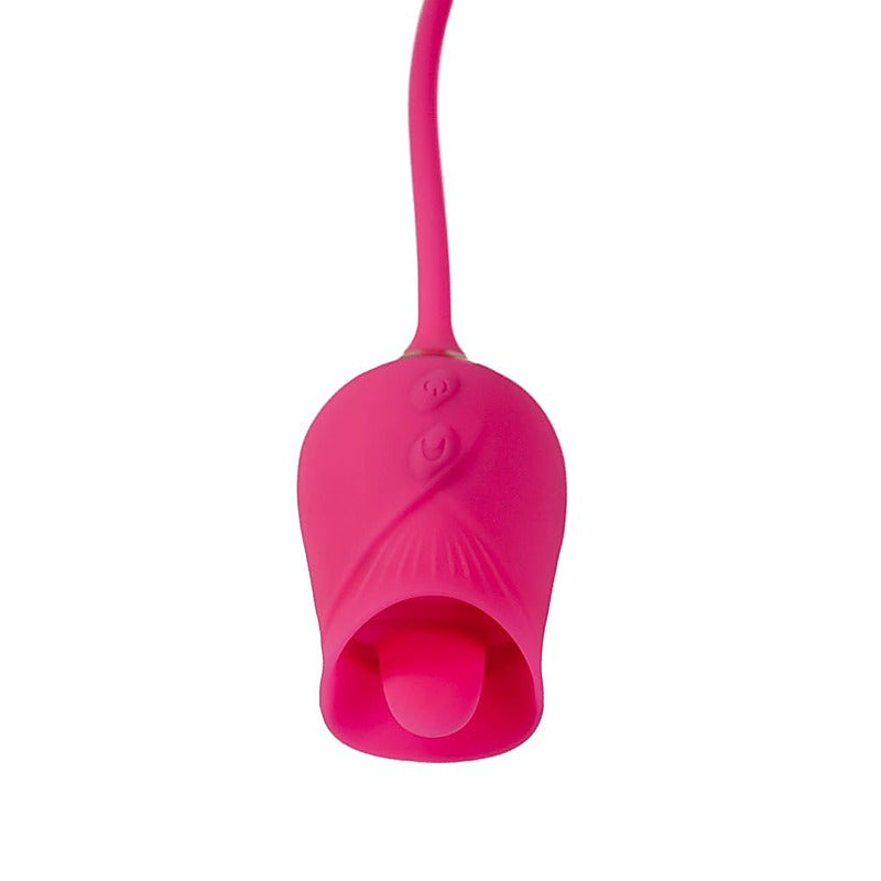 Cousins Group Pink Pussycat Licking Rose Clitoral Vibe - Clit Ticklers and Pulsators