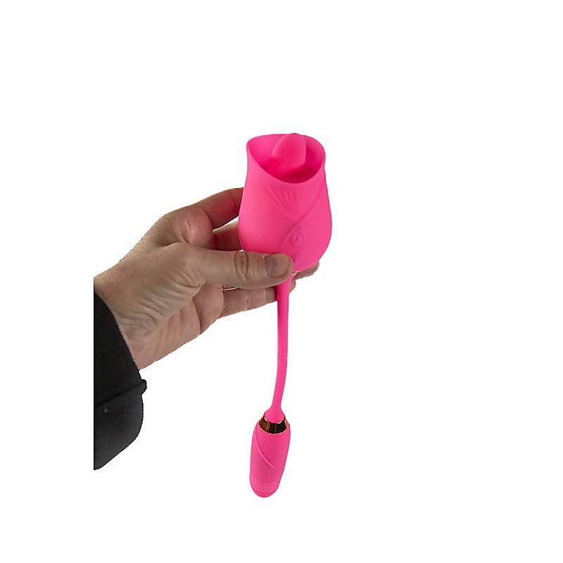 Cousins Group Pink Pussycat Licking Rose Clitoral Vibe - Clit Ticklers and Pulsators