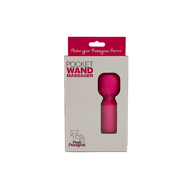 Pink Pussycat Pocket Body Wand Massager by Cousins Group - Body Wands