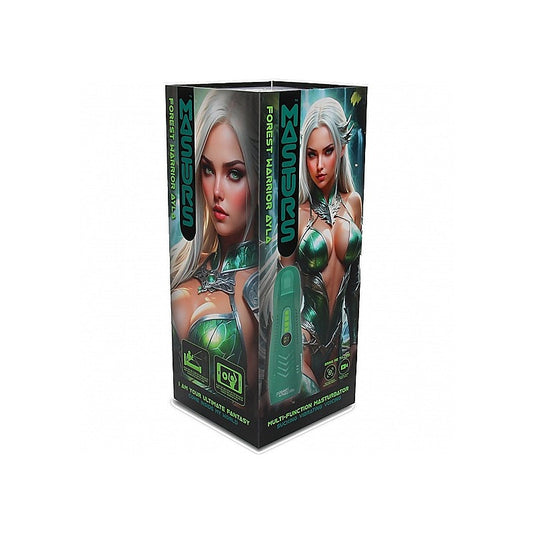 Ayla Forest Warrior Vibrating Stroker by Shots Toys - Masturbators and Strokers