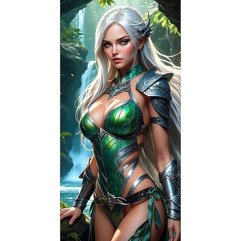 Ayla Forest Warrior Vibrating Stroker by Shots Toys - Masturbators and Strokers