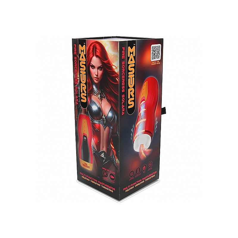 Solara Fire Sorceress Automatic Masturbator by Shots Toys - Masturbators and Strokers