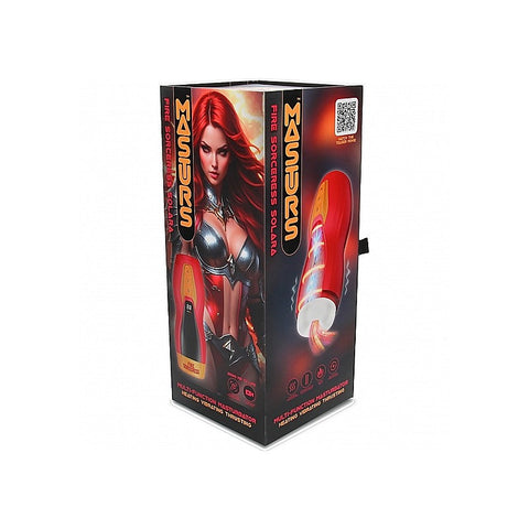Solara Fire Sorceress Automatic Masturbator by Shots Toys - Masturbators and Strokers