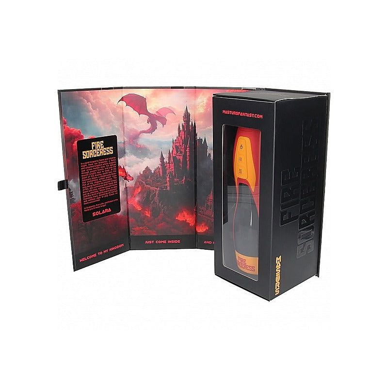 Solara Fire Sorceress Automatic Masturbator by Shots Toys - Masturbators and Strokers