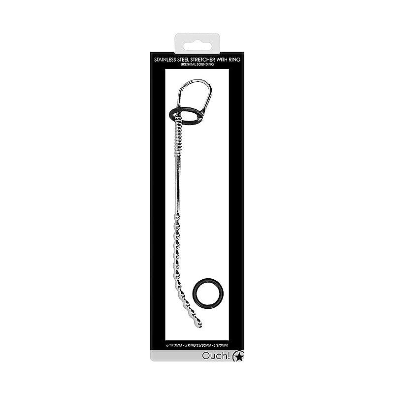 Urethral Sounding Stainless Steel Stretcher by Shots Toys - Urethral Sounds