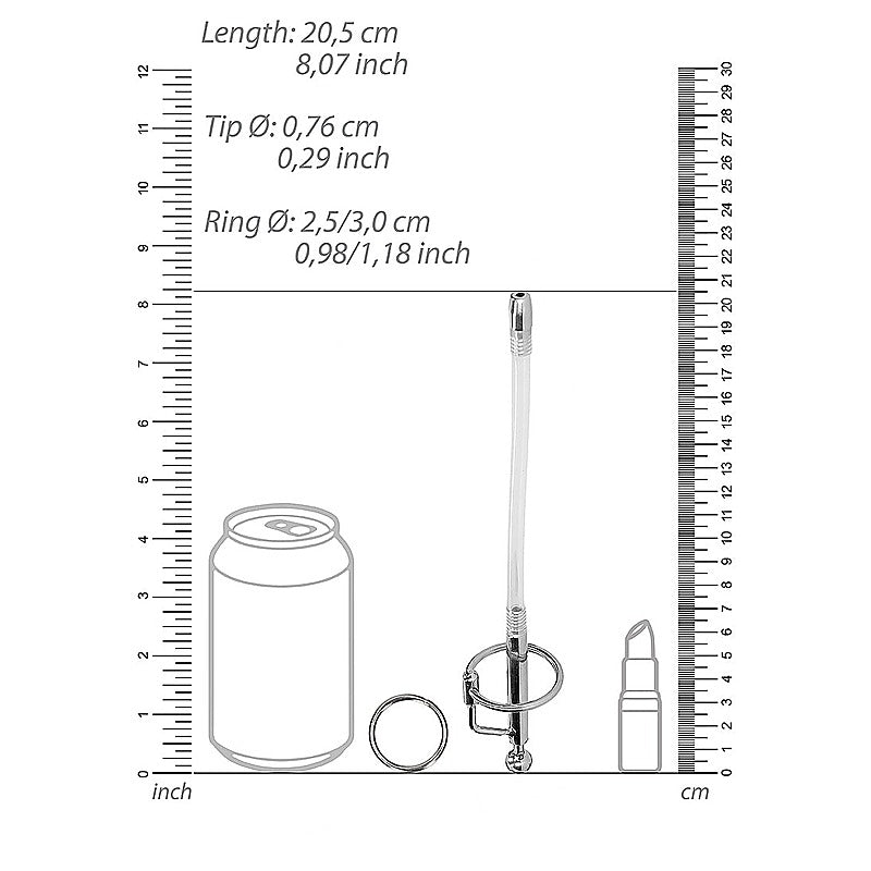 Urethral Sounding Stainless Steel Dilator Stick - Urethral Sounds
