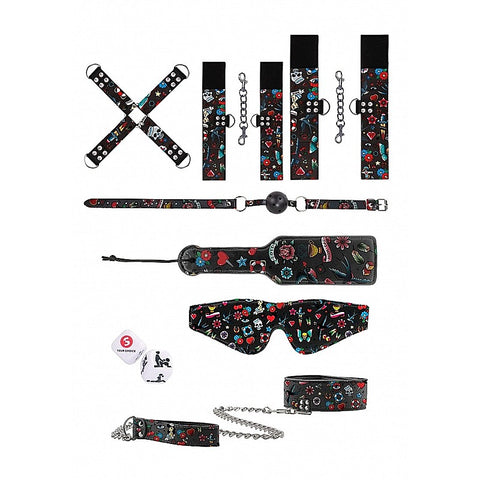 Old School Tattoo Bondage Kit by Shots Toys - Bondage Kits