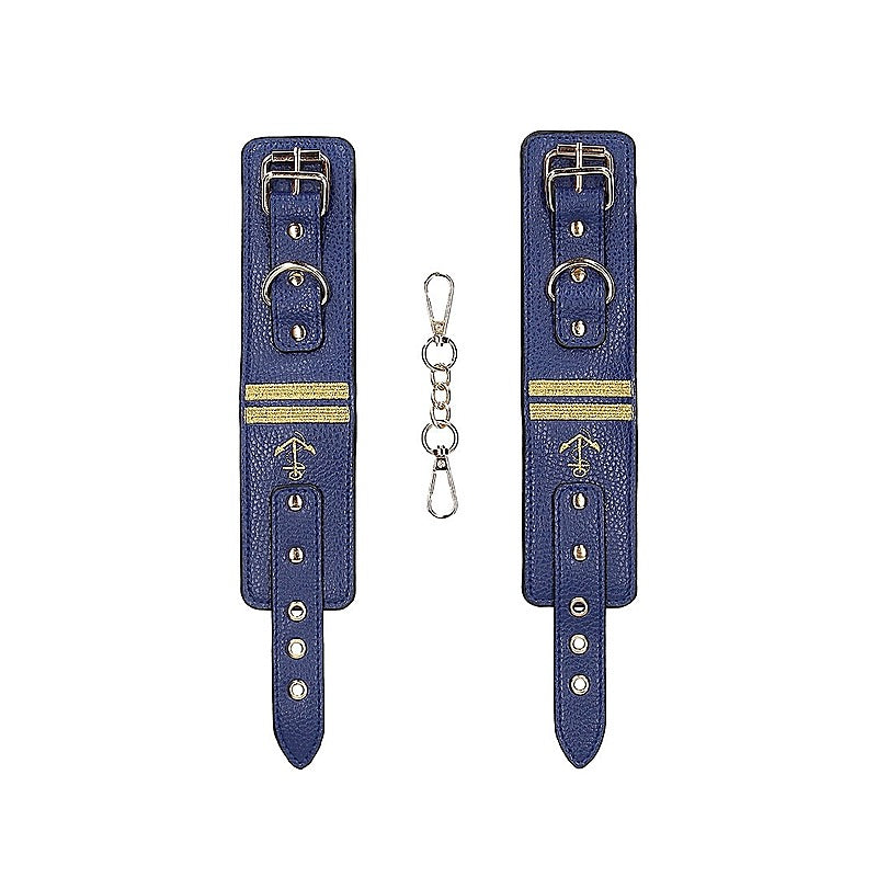 Sailor Theme Bondage Wrist Cuffs by Shots Toys - Cuffs And Restraints