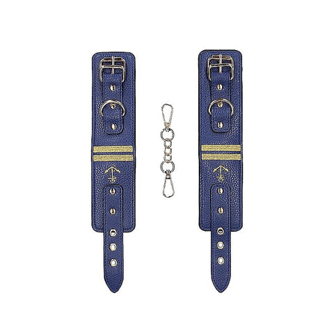 Sailor Theme Bondage Wrist Cuffs by Shots Toys - Cuffs And Restraints