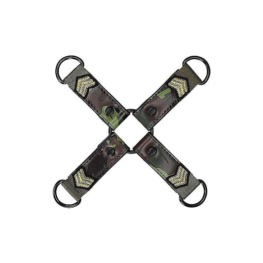 Army Theme Bondage Hogtie Connector by Shots Toys - Cuffs And Restraints